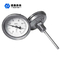 Minyak Hidrolik SS Bimetal Dial Thermometer 150mm Koneksi Benang