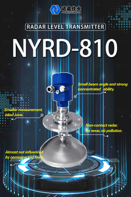 Good price 26GHz NYRD-810 Frekuensi Tinggi Meter Wave Radar Solid Level Sensor Dipandu Radar Acid Level Transmitter on line