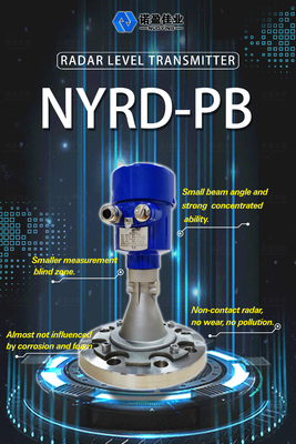 Good price NYRD-PB-A ±3mm Keakuratan Sensor Tingkat Air Radar Keakuratan Tinggi untuk Tangki Cairan dan Partikel Padat Radar Level Gauge on line