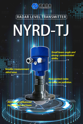 Good price Kuat Korosif Cairan Tanpa Kontak 26GHz NYRD-TJ-A Radar Sensor Pengukuran Tingkat Air Transmitter on line