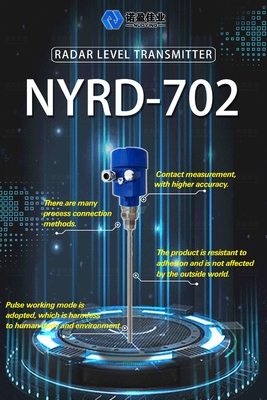 Good price 1.8GHz NYRD-702 Pabrik Jual Langsung Keakuratan Tinggi Terpandu Gelombang Radar Level Meter Transmitter dengan 4-20mA Output on line