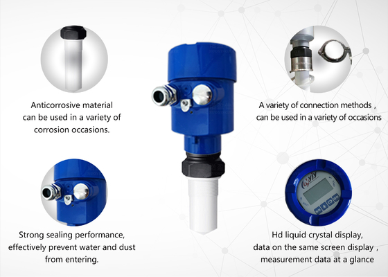 Good price 4-20mA NUOYING 26GHz NYRD805 Radar Level Sensor Transmitter cocok untuk berbagai cairan korosi dengan bahan PTFE Antenna on line