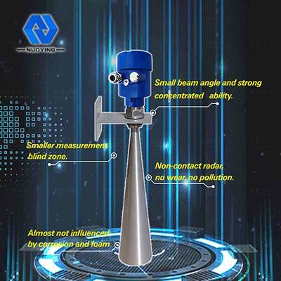 Harga yang bagus Non-kontak Radar Level Gauge 26Ghz Radar Level Transmitter 4-20 MA 26g Radar Liquid Level Sensor on line