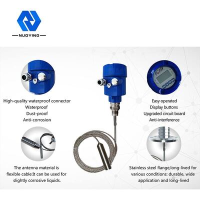 Harga yang bagus NYRD-701 30m Radar Gelombang Terpandu Kontak Tingkat Meter Untuk Cairan Korosi Kuat on line