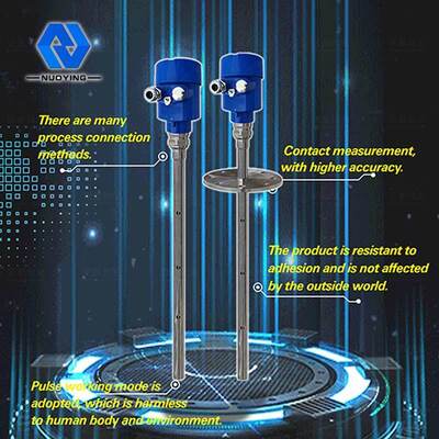 Harga yang bagus NYRD704 1.8GHz Radar Level Meter 4-20mA 6m Radar Liquid Level Sensor untuk Tangki Penyimpanan Limbah dan Silo Semen dengan IP67 on line