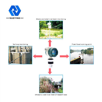 Harga yang bagus NYCSUL - 503 PTFE IP68 Ultrasonic Level Transmitter Liquid Slurry Solids Mengukur on line