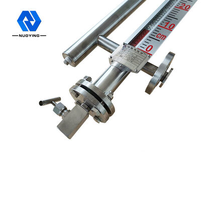 Harga yang bagus Pengukur Level Flapper Magnetik 24VDC Seri 6000mm NYUHZ-C on line