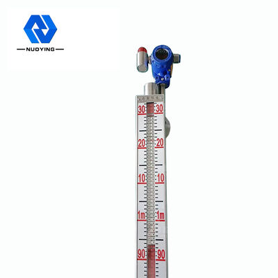 Harga yang bagus Liquid Side Mounted Magnetic Flap Level Gauge 4 - 20mA NY-UHZ on line