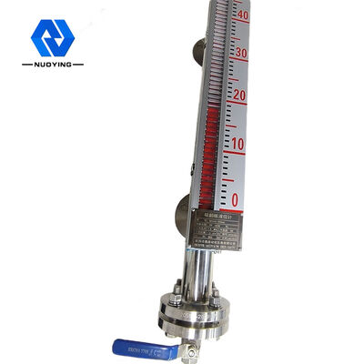 Harga yang bagus DN25 Side Mounted Magnetic Level Indicator IP65 SS304 Untuk Industri Petrochemical on line