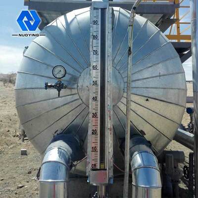 Harga yang bagus SS304 / 316 Magnetic Float Level Sensor Pengukur Level Tangki Air on line