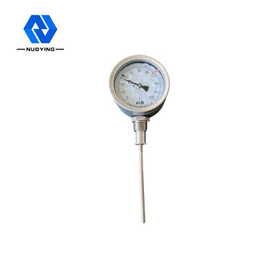 Harga yang bagus Minyak Hidrolik SS Bimetal Dial Thermometer 150mm Koneksi Benang on line
