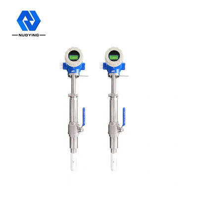 Harga yang bagus SS316 Bahan elektroda Insersi Jenis Air Limbah Magnetic Flow Meter Powered Plug-in Electromagnetic Flow Meter on line