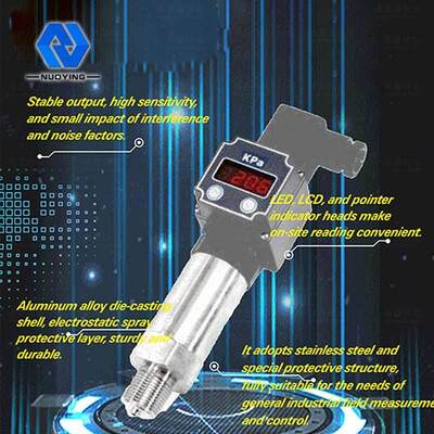 Harga yang bagus Pemancar Sensor Tekanan Tampilan Digital Terhubung Dengan Benang 24VDC NP-93420-IX on line