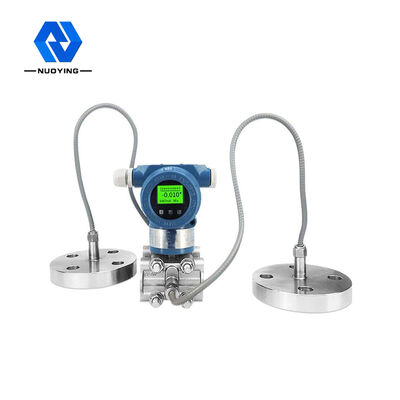 Harga yang bagus Layar LCD Pemancar Tekanan Diferensial Flensa Ganda Pemancar Level Cairan Flensa on line