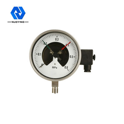 Harga yang bagus grosir stainless steel manometer pengukur tekanan udara minyak pengukur on line