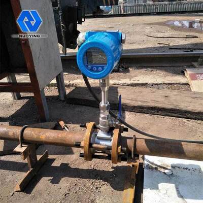 Harga yang bagus 1% Akurasi Jenis Penyisipan Pengukur Aliran Massa Termal Untuk Gas Alam 10mm 100mm on line