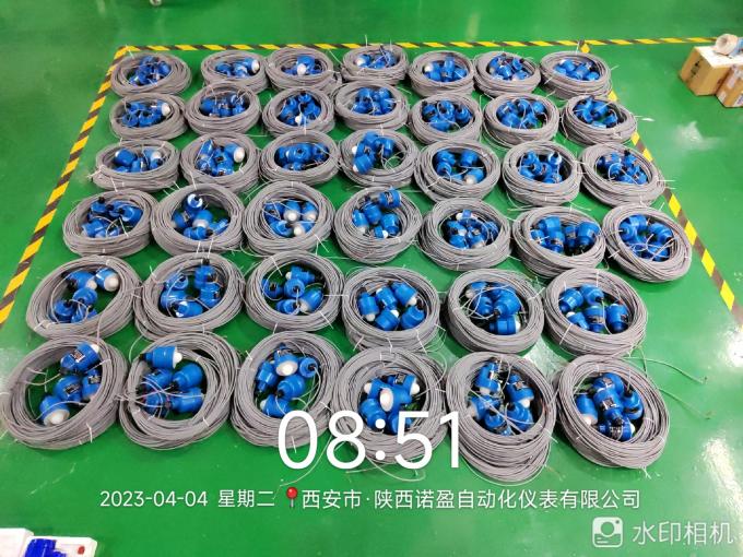 Bluetooth NYRD-901 Industrial 80GHz Radar Level Transmitter 4-20mA Output untuk Liquid Aluminium Thread Install 1