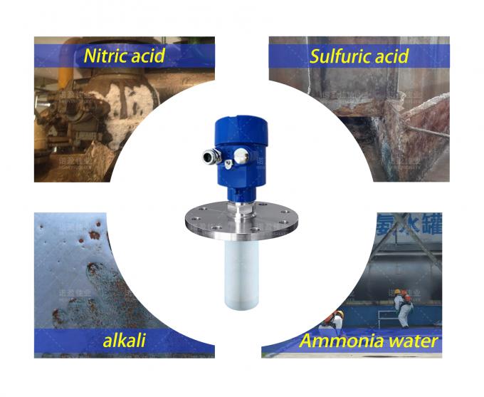 Frekuensi tinggi 26g sinyal radar Level Meter Wave radar Solid Level Sensor Dipandu radar asam Air Level Gauge Transmitter 3