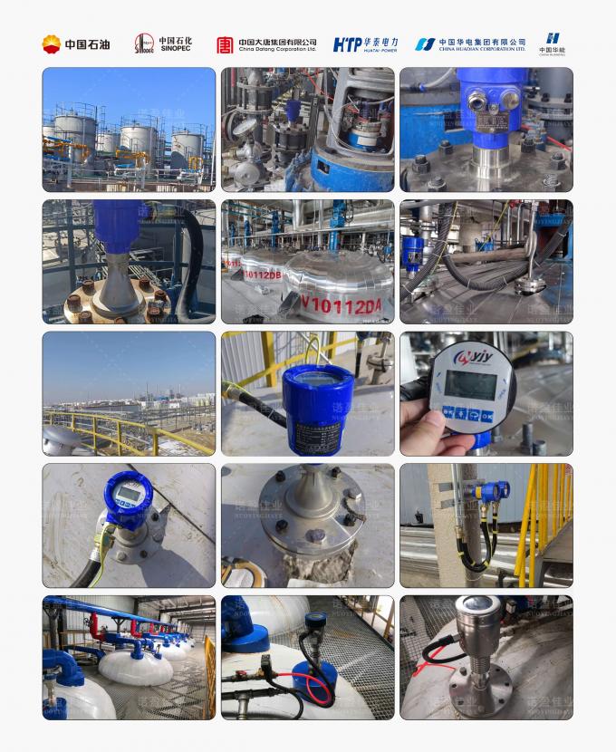 Frekuensi tinggi 26g sinyal radar Level Meter Wave radar Solid Level Sensor Dipandu radar asam Air Level Gauge Transmitter 4