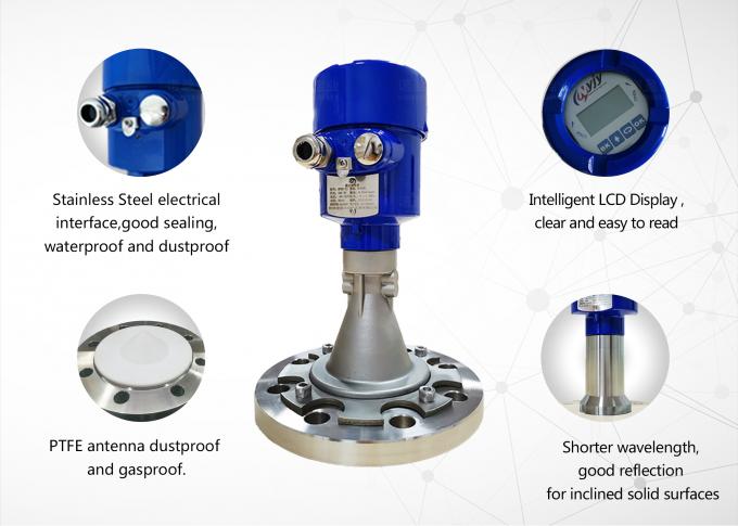 Industri Grade High Precision 26Ghz Radar Level Measurement Meter 4...20mA Sensor Tingkat Cairan 1