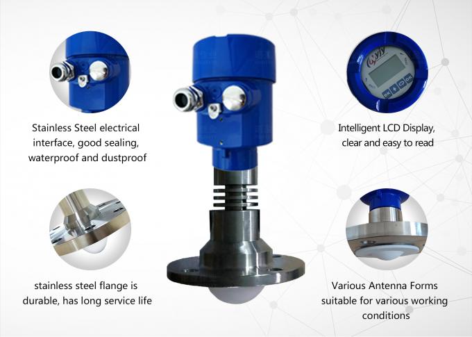Radar Frekuensi Tinggi Tingkat Transmitter Radar Gelombang Sensor Tingkat Padat Radar Terpandu Meter Tingkat Sinyal 4