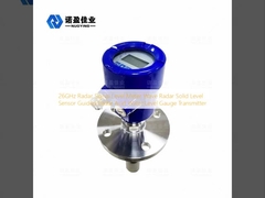 Pengukur Tingkat Sinyal Radar 26GHz Gelombang Radar Sensor Tingkat Padat Radar Terpandu Pengukur Tingkat Air Asam Transmitter