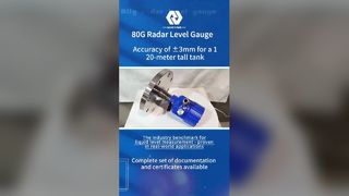 Pengukuran Presisi Tinggi Pengukur Level Radar 80GHz