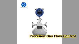 Pengukur Aliran Massa Gas Digital Kontrol Aliran Presisi Tinggi